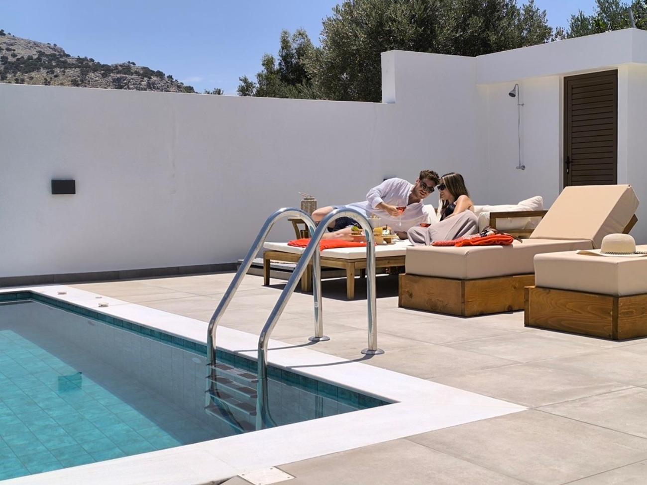 Valantina'S & Mannouel Lardos Luxury Villas מראה חיצוני תמונה